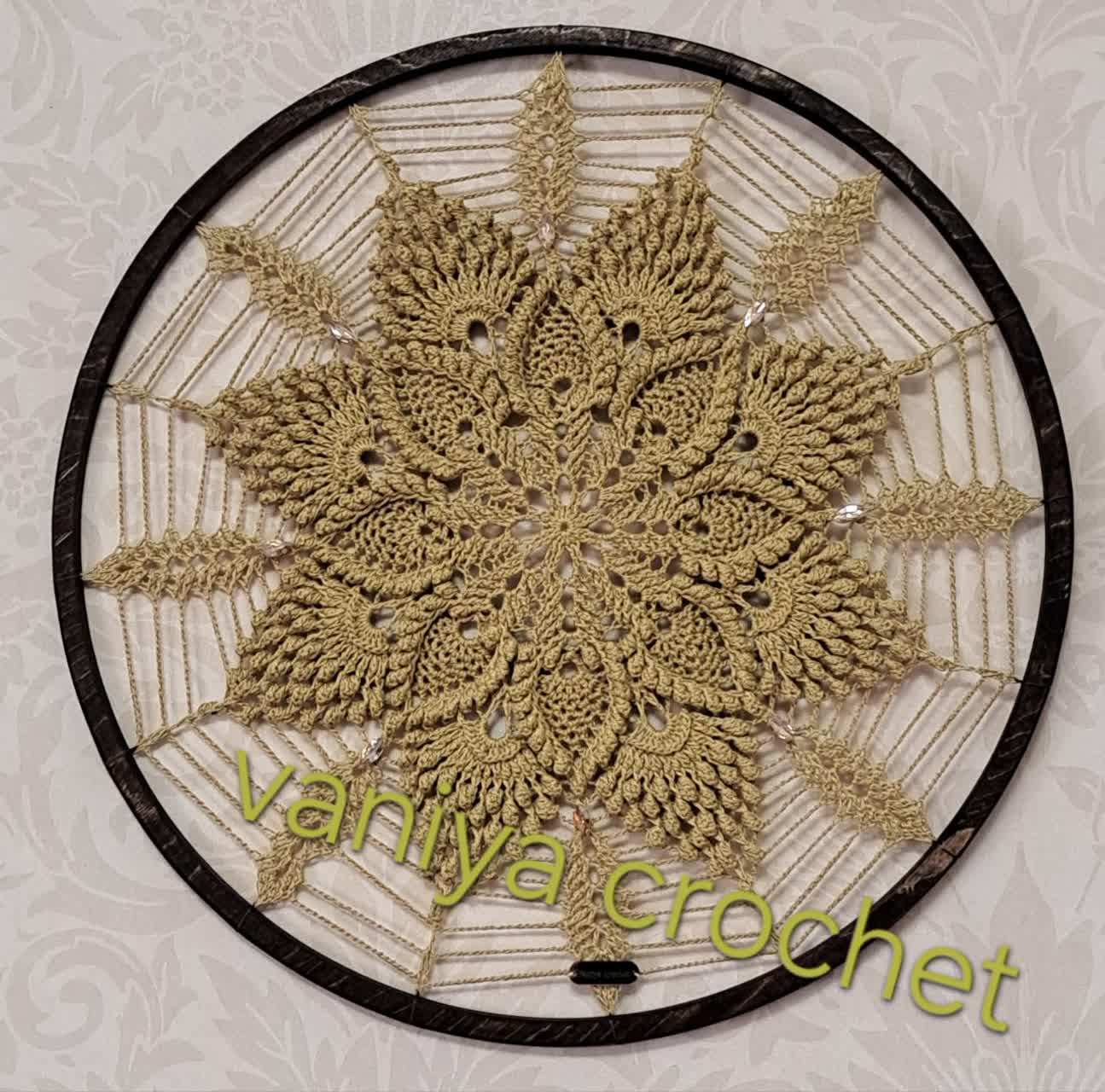 دیوار کوب ماندالا چیچک جواهر نشان